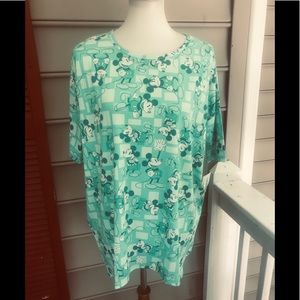 LuLaRoe Disney Mickey Mouse Irma Top S FREE SHIP
